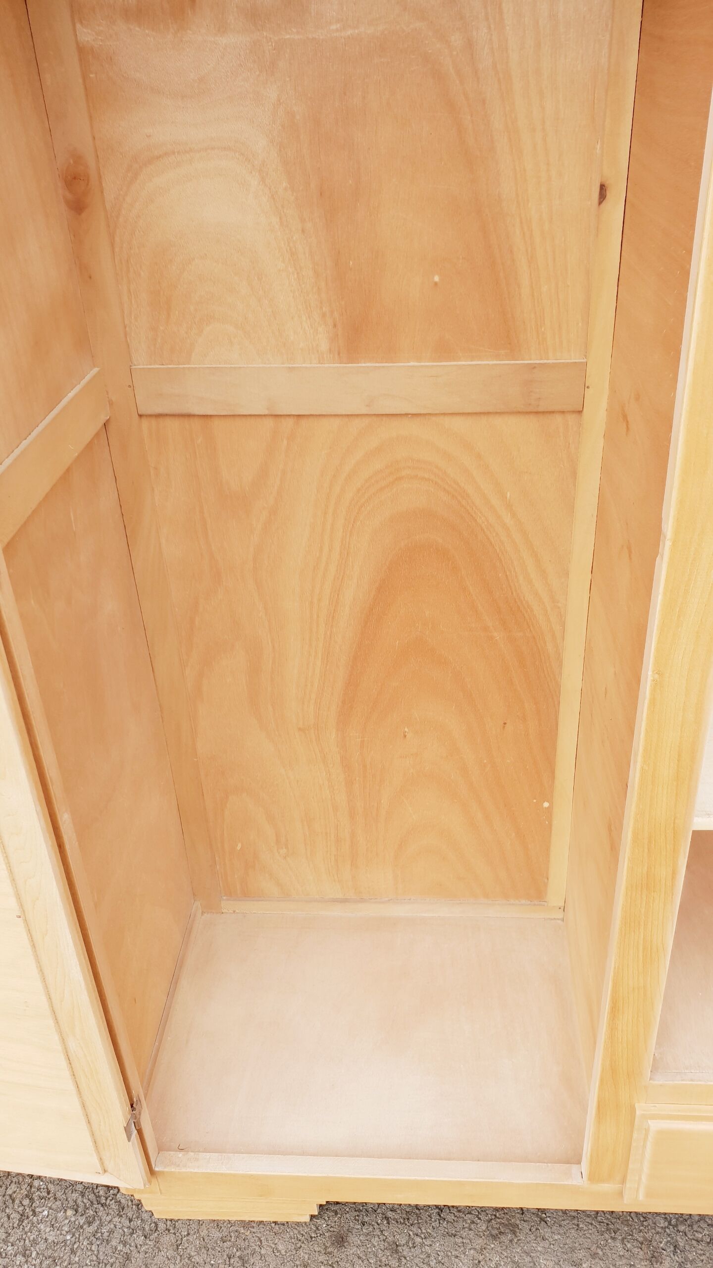 Vintage asymmetric cabinet