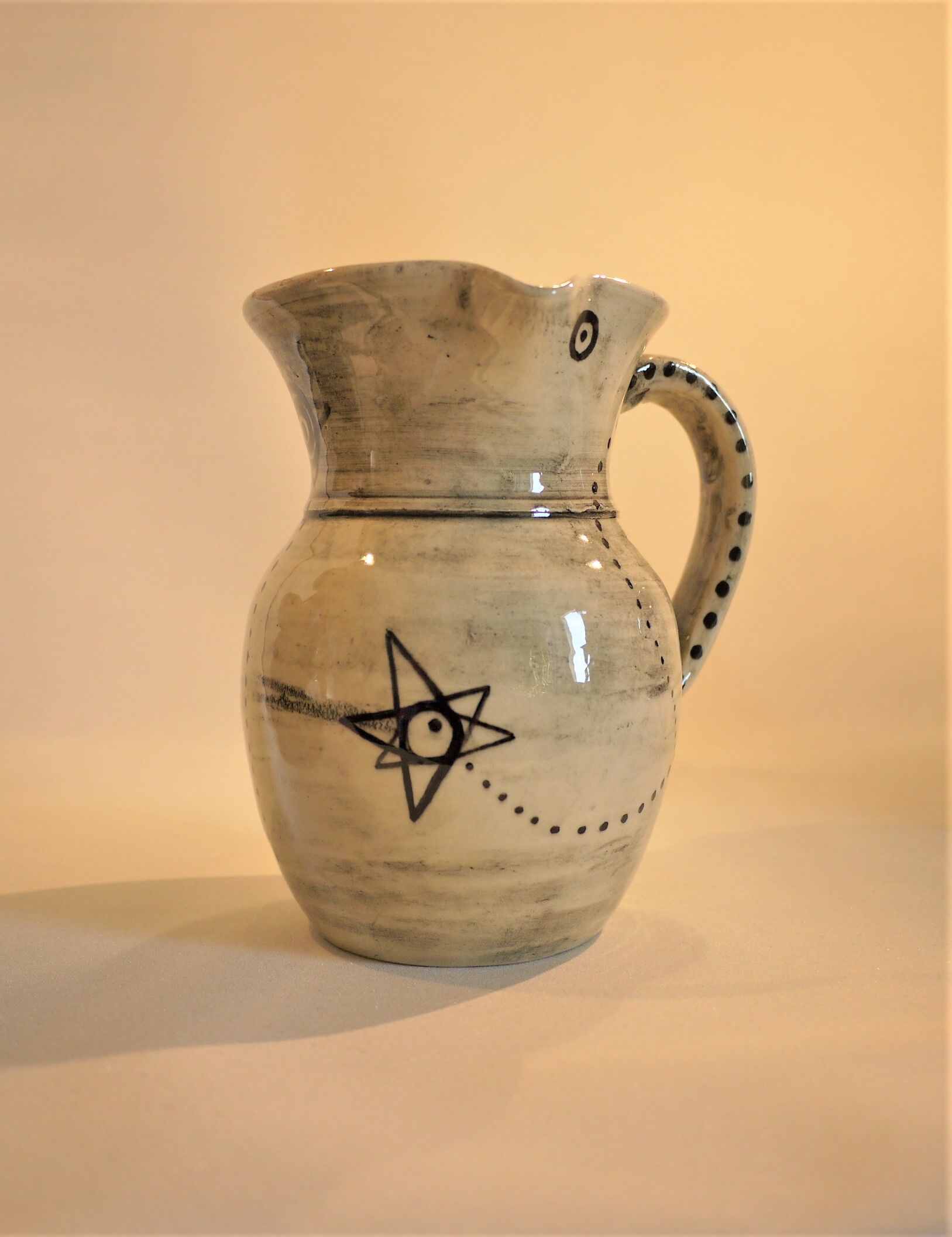 Vintage vase Jean Varoqueux 50s