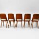 5 chaises Baumann Mondor, 1950-1960