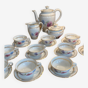 Service à thé porcelaine de Limoges années 1920