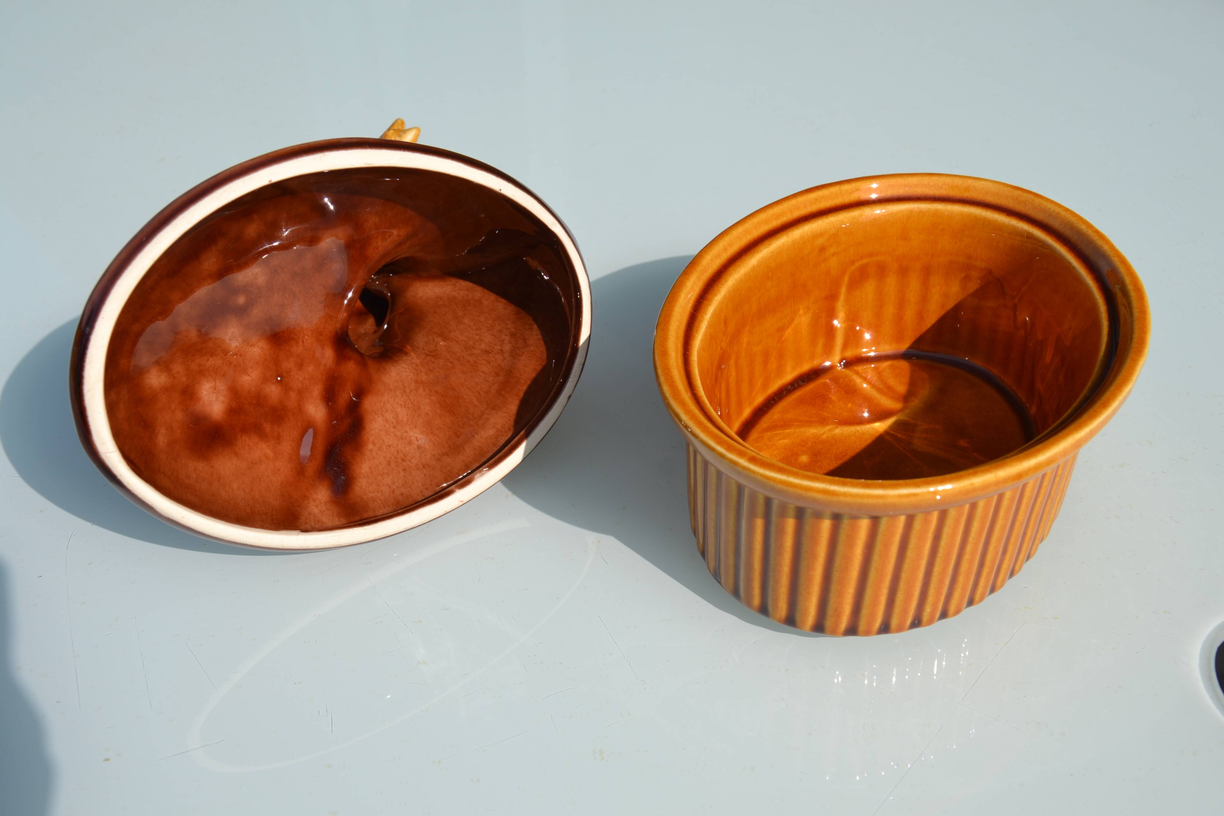 Vintage porcelain deer terrine