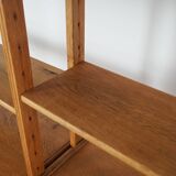 Oak system bookcase, Danish design, 1960s, designer: Henning Kjærnulf