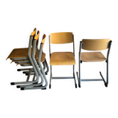 série de 5 chaises
