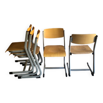 série de 5 chaises