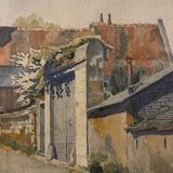 View of a village from the early 20th century by Ebar