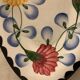 Pair of floral ravines in ancient earthenware Onnaing and CM Paris model Clovers