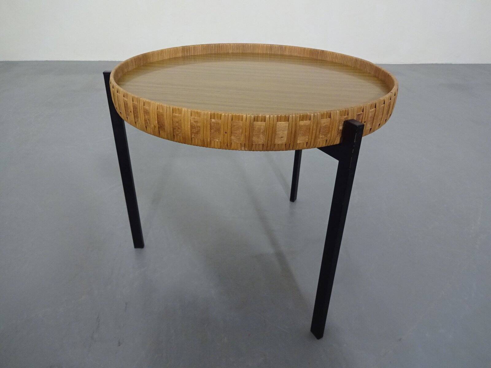 Steel side table with tray top, 1950s