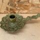 Antique Vintage Gilt Bronze Cellar Raz Hand Candle Holder