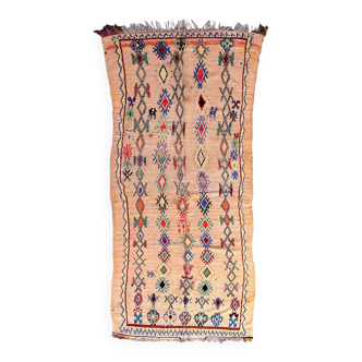 Colorful Boujad Moroccan rug - 131 x 284 cm