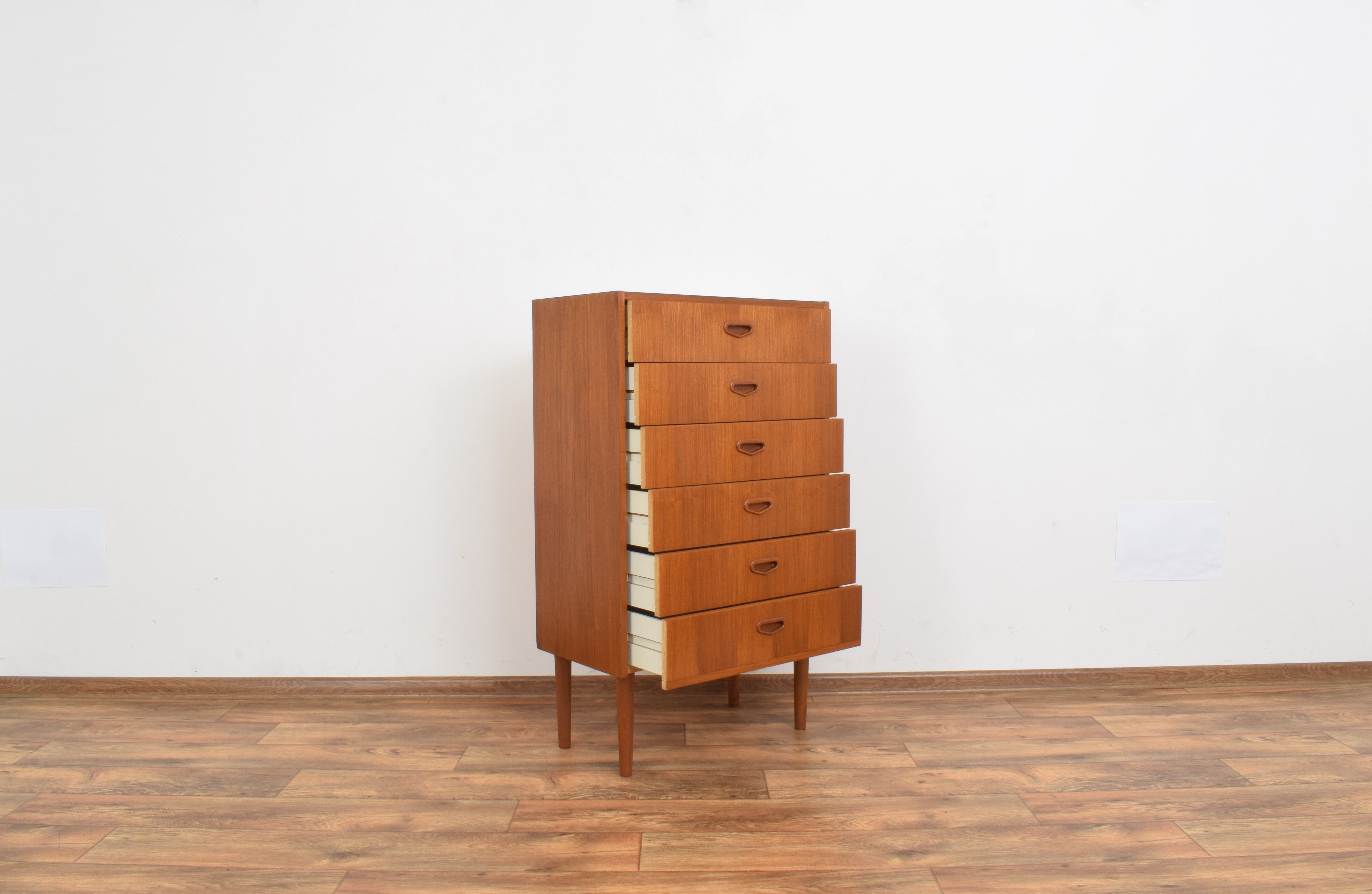 Mid-century swedish teak chest of drawers, 1960s.
