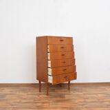 Mid-century swedish teak chest of drawers, 1960s.