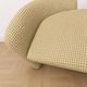 Eugenio Gerli armchair for Tecno reupholstered in houndstooth, 1970s.