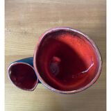 Double entrance ceramic vase