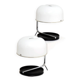 Pair of Molin model “GUM” Space-Age Table Lamps. Italy, 1970s