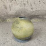 Round ceramic vase