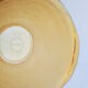 Amber eared bowl frosted old vintage lever