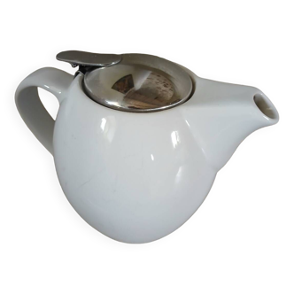 Ceramic and stainless steel teapot