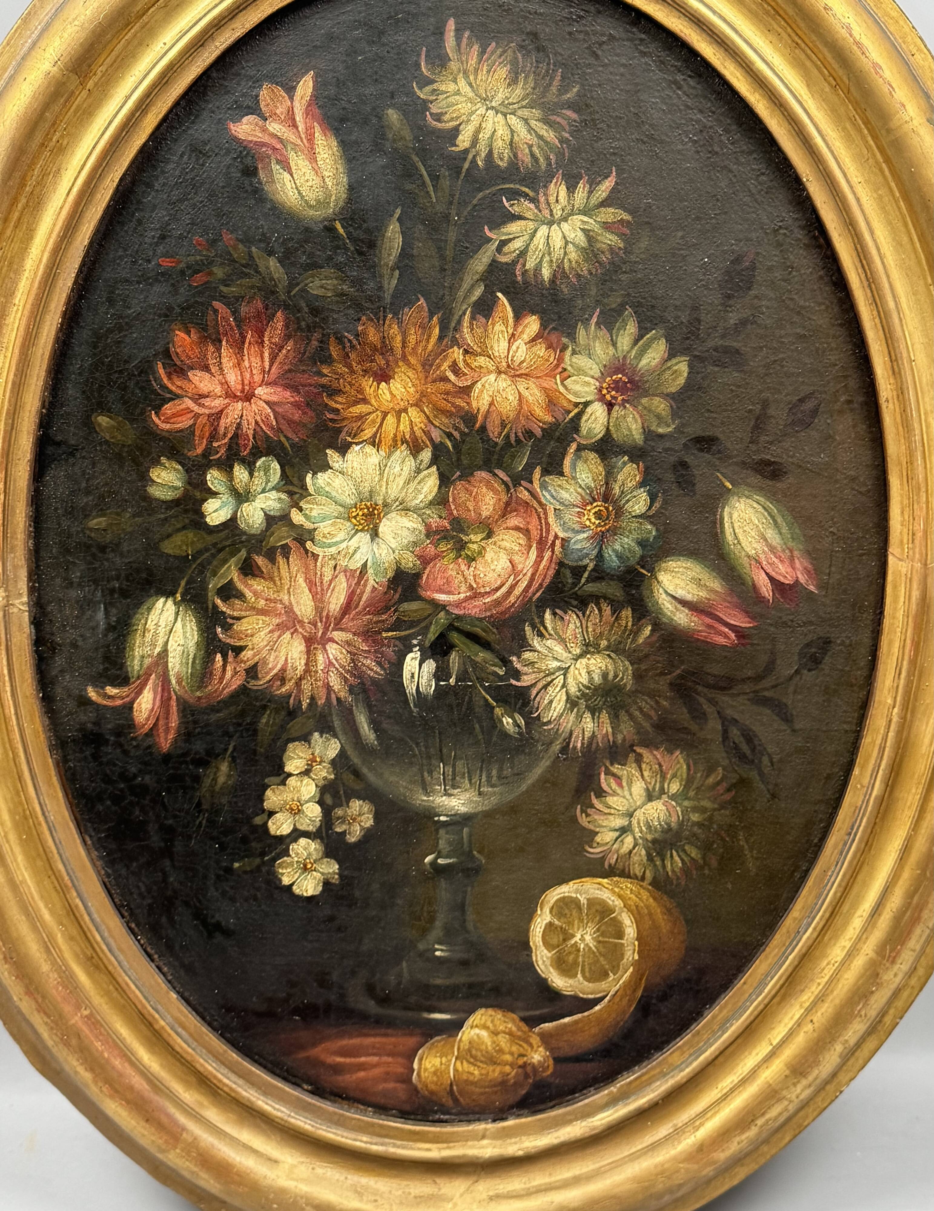 Bouquet de fleurs, XIXème siècle