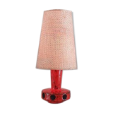 Lampe à poser en céramique émaillée Hustadt Leuchten années 60