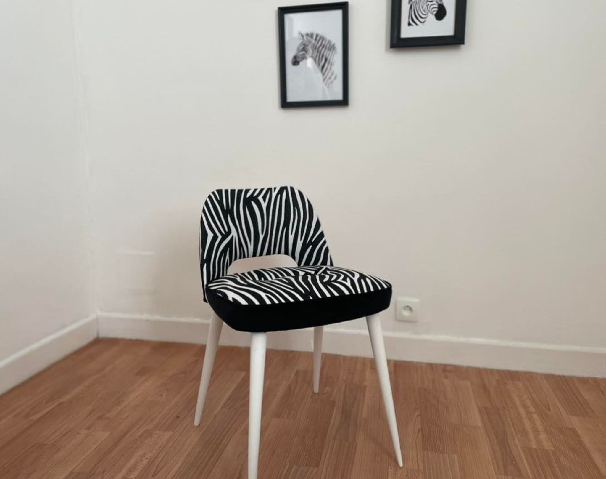 Duo of restored chairs