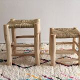 Authentic moroccan tabouret