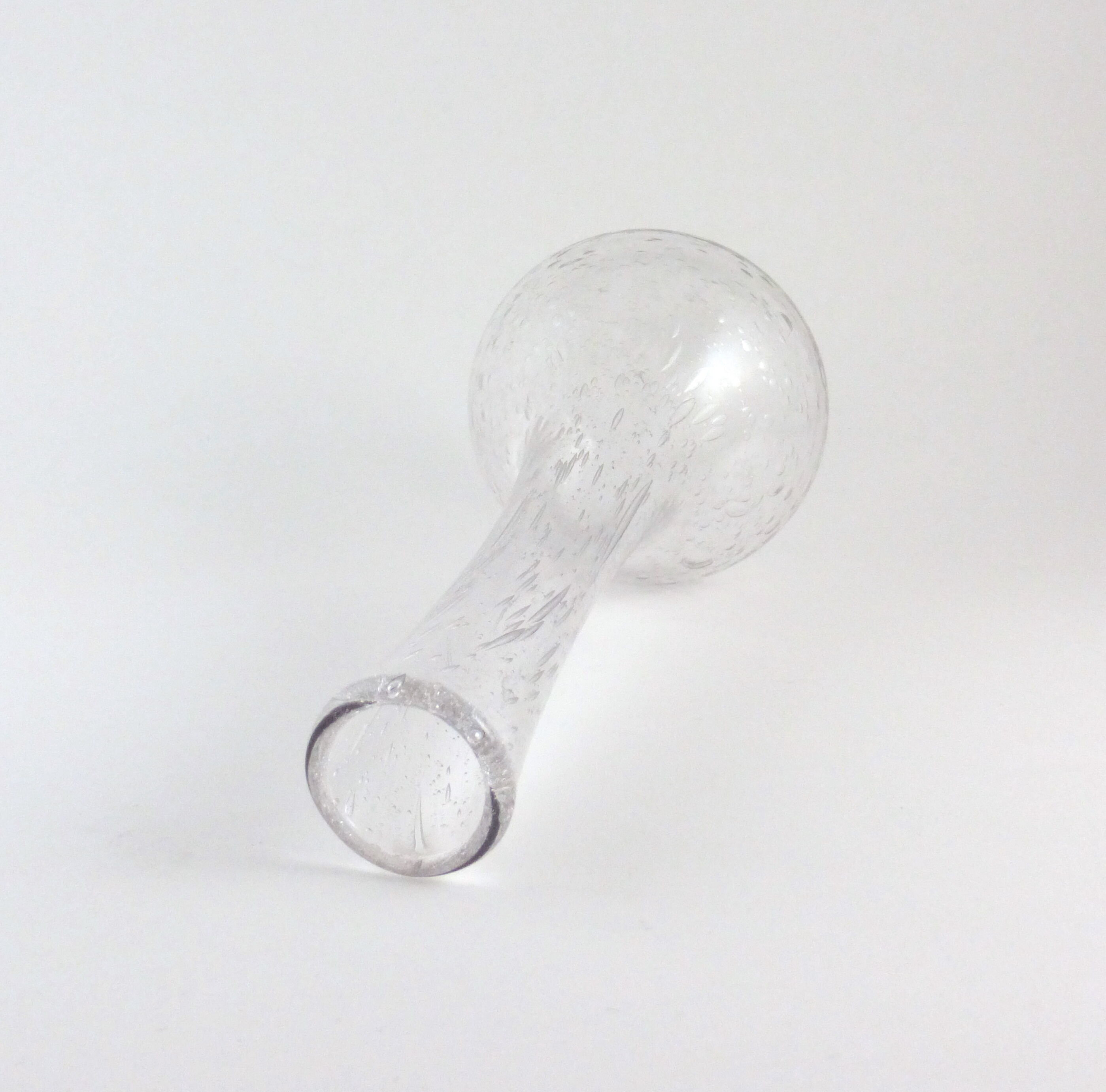 Vase praticality bubble glass glassware of Biot 1960/70