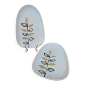 Set of 2 vintage Niderviller dishes – 1970s – Capron Vallauris style