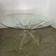 Venice model round dining table from Madelia by Paris Altuglas foot