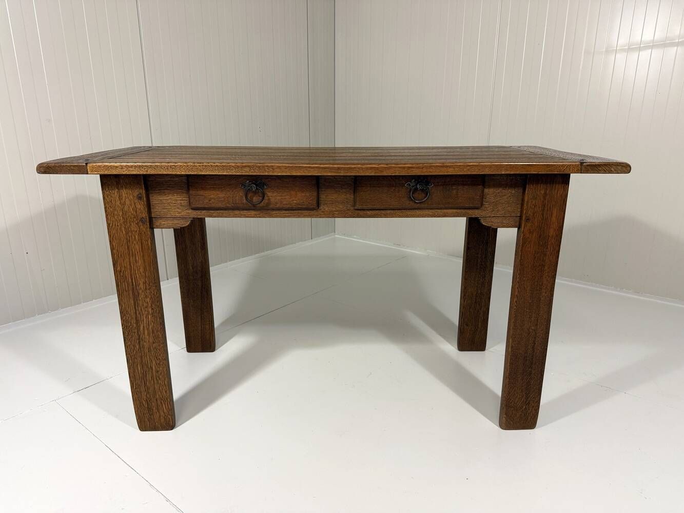 Rustic oak console table or desk 1960’s