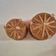 set of 2 flower pot covers made of new vintage bamboo rattan