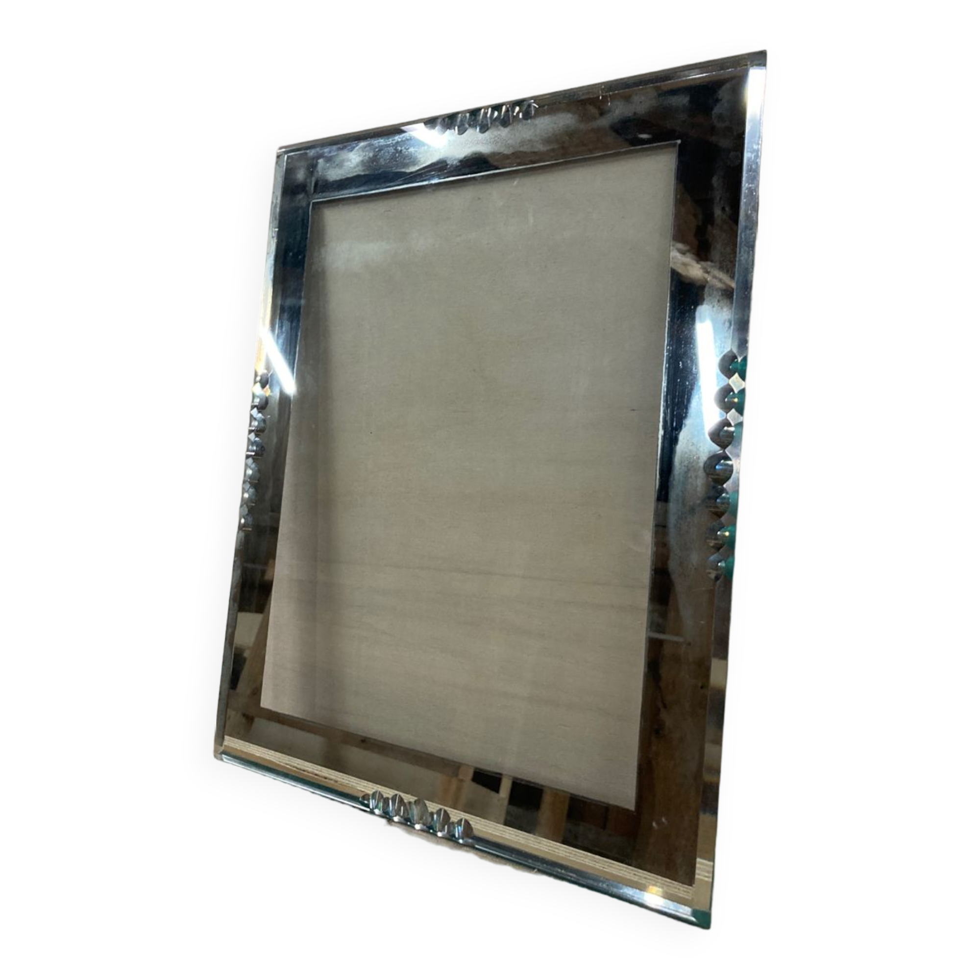 Cadre miroir vintage rectangulaire