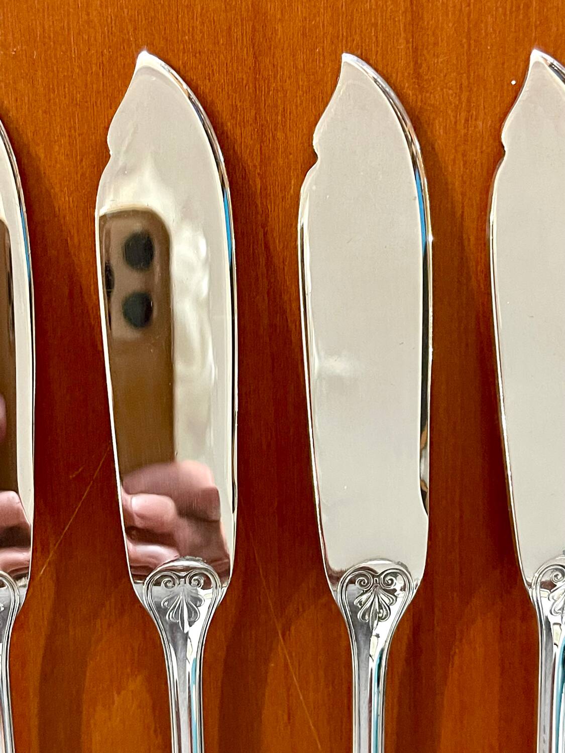 Christofle Malmaison, 12 fish cutlery sets, 24 pieces, new condition