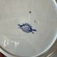 Plate Creil and Montereau in ironstone, Flora model.