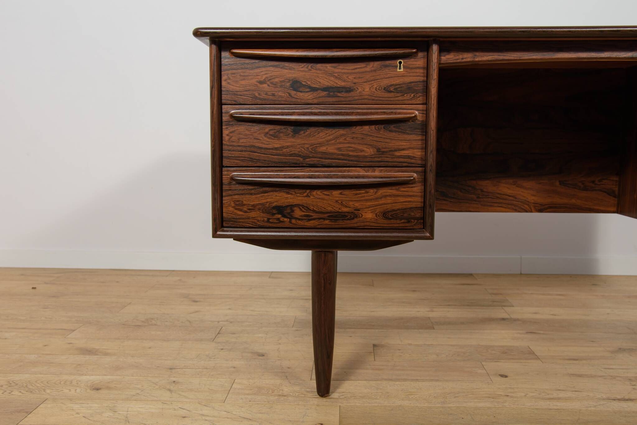 Mid-Century Rosewood Desk by Svend Åge Madsen for Falster Møbelfabrik, Denmark, 1960s
