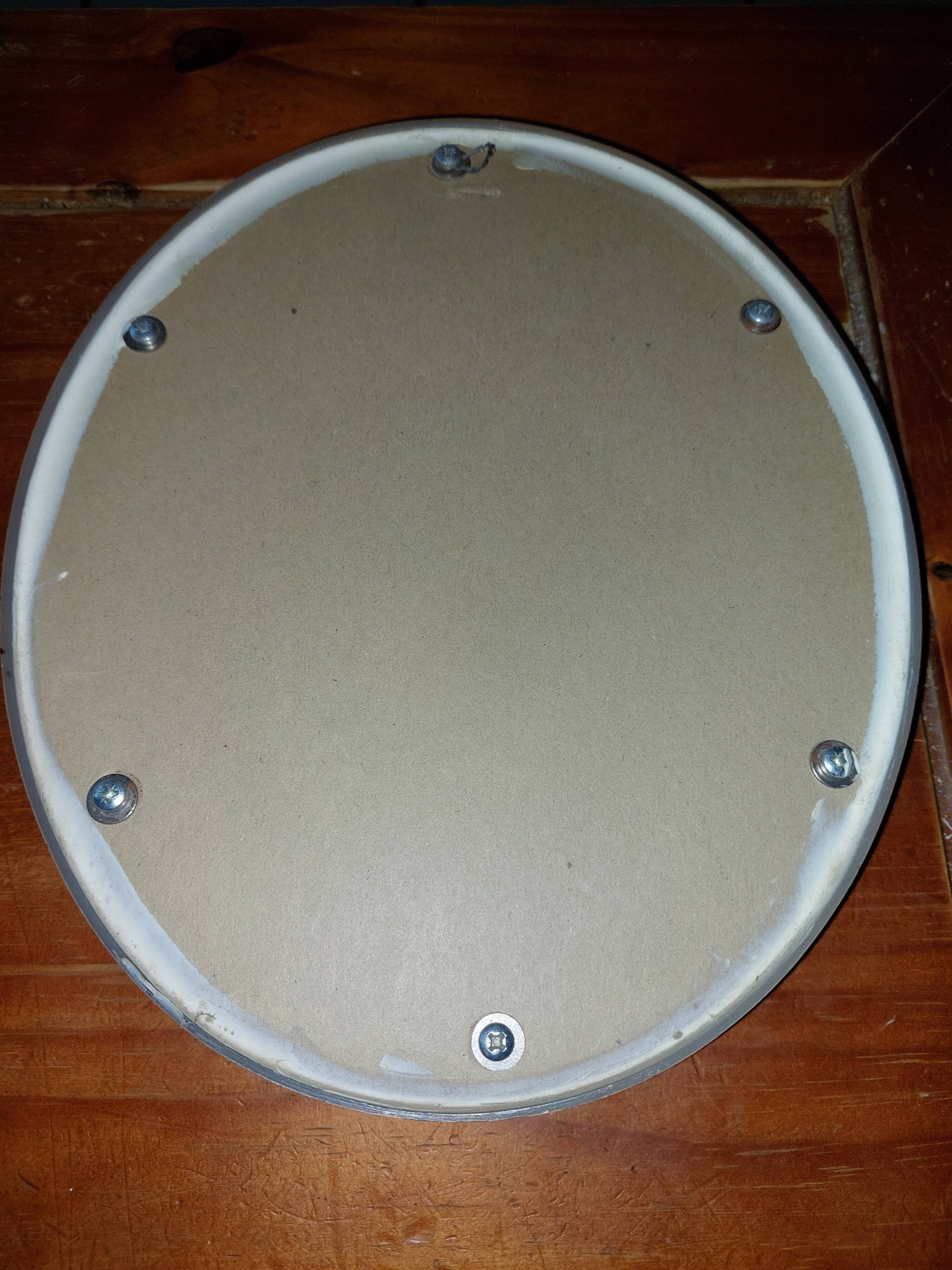 Oval frame domed dried flowers occasion