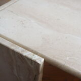 Travertine coffee table Roche Bobois