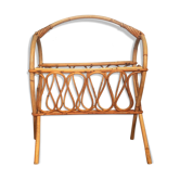 Porte-revue en rotin