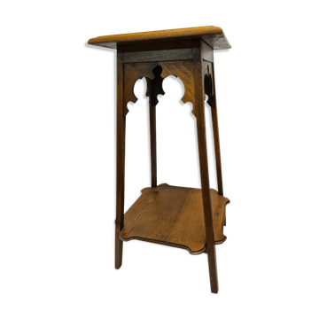 Oak selette table