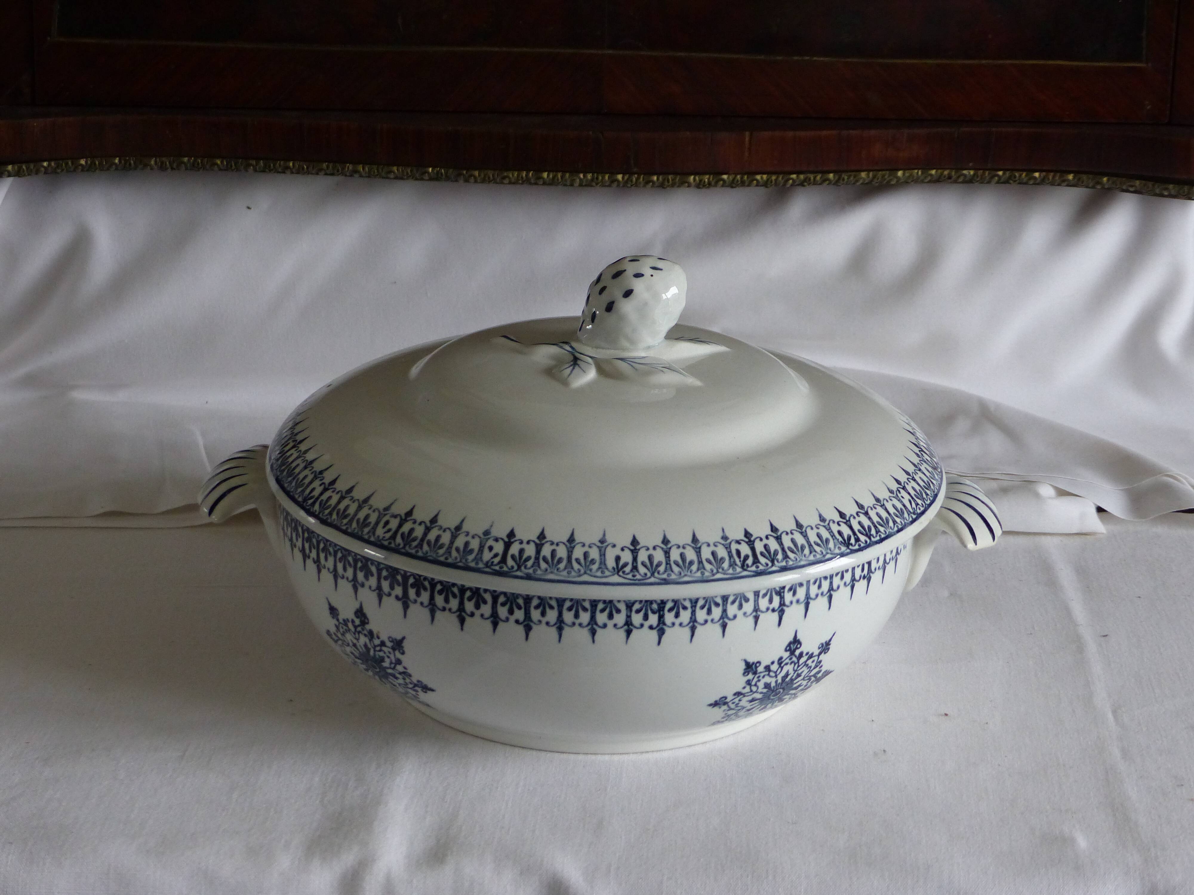 St Amand earthenware tureen.