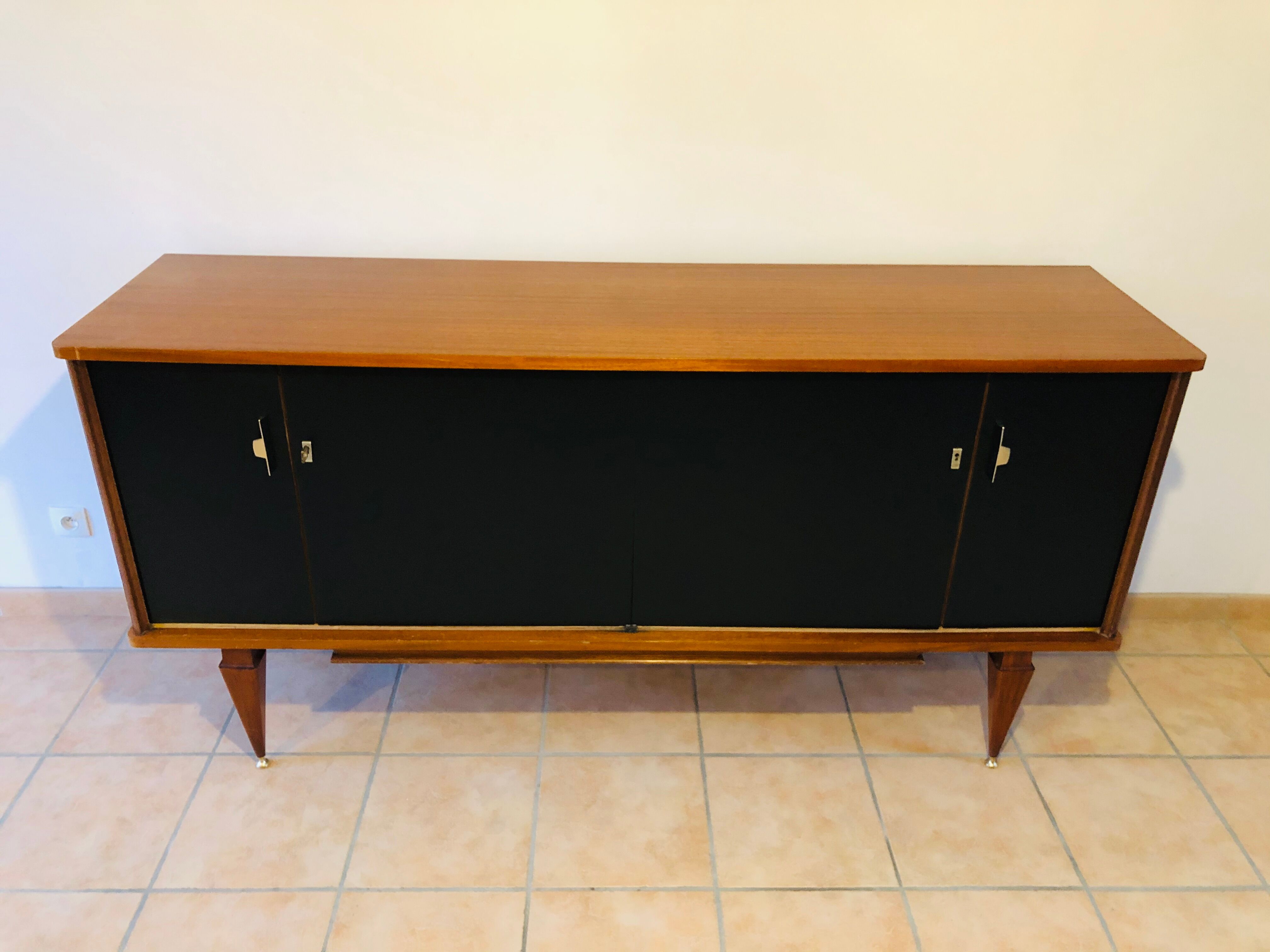 1960 vintage teak buffet