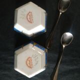 Salerons art deco Astral Limoges