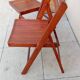 2 vintage folding chairs from the 1950s
