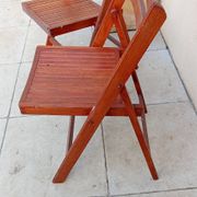 2 vintage folding chairs from the 1950s