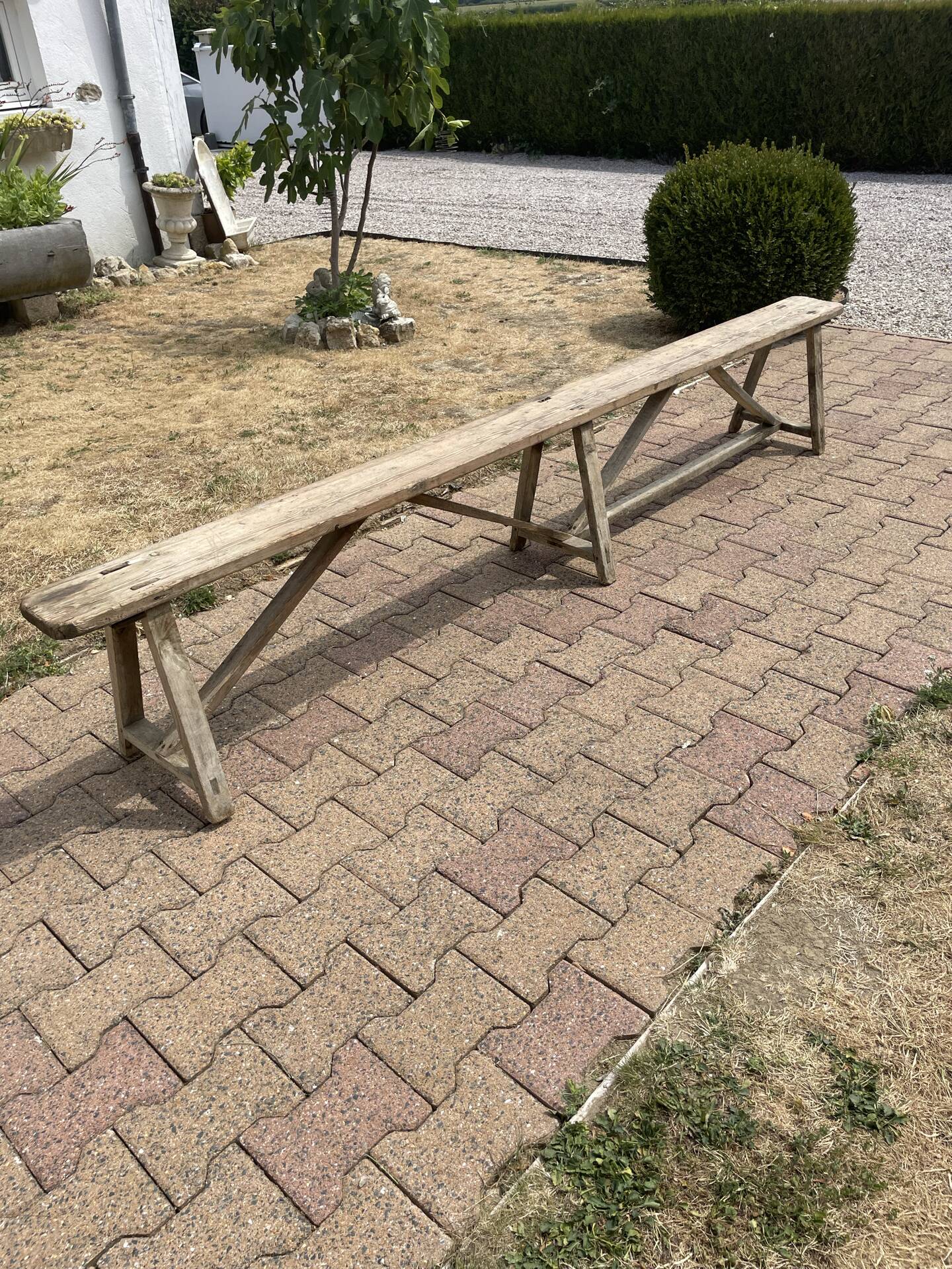Vintage farm bench