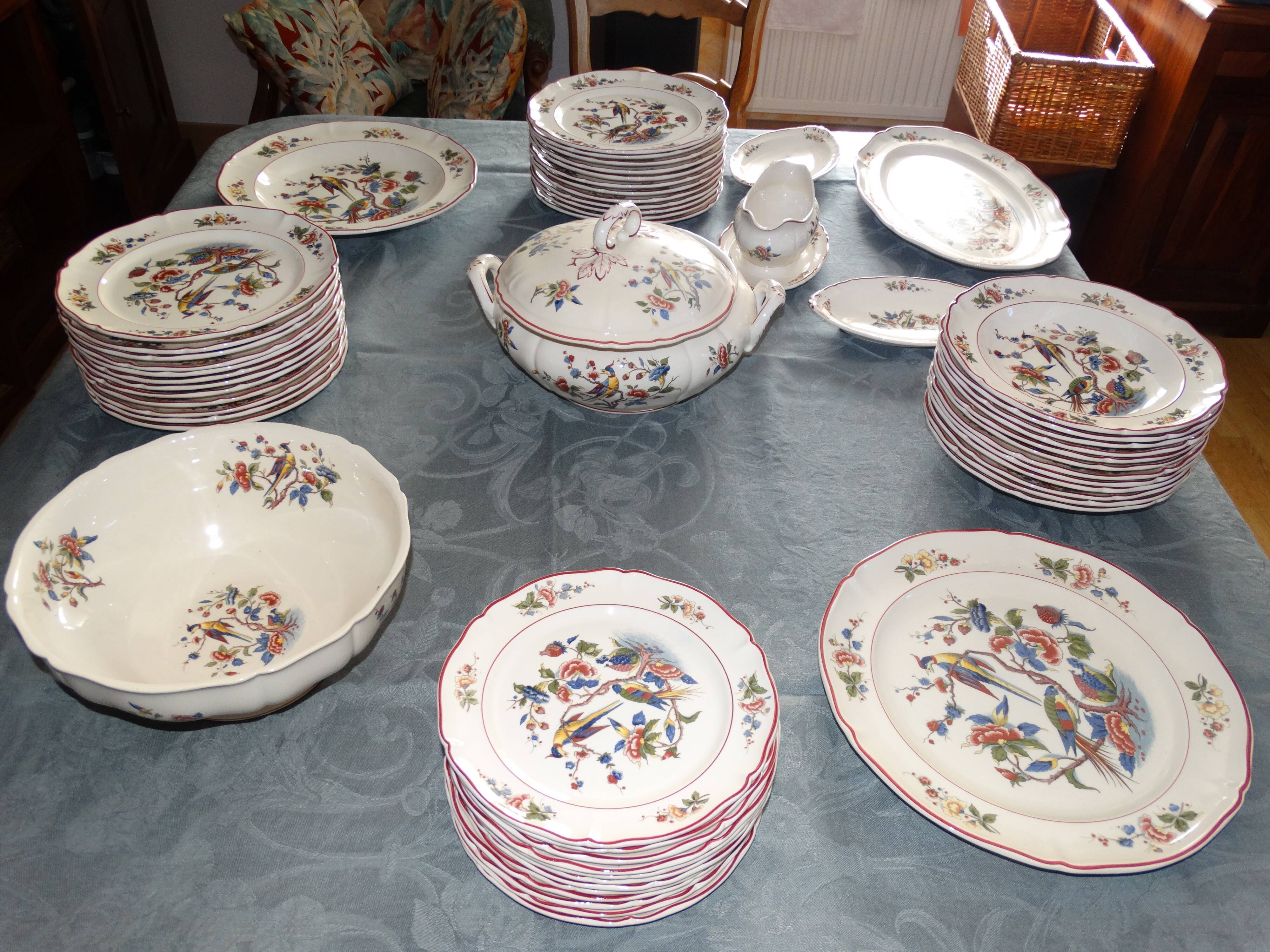 Villeroy & boch tableware, 1950s, phoenix model.