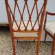 Paire de fauteuils art nouveau en acajou