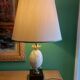 Ostrich egg lamp, Oxford model, Maison Barbier, 70'S