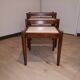 3 vintage Scandinavian white laminated teak nesting tables 1960 1970