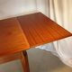 Scandinavian extendable rectangular teak table