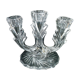 Bougeoir ,Chandelier with leaded crystal 3 branches